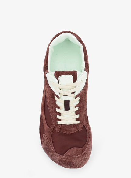 Bottega Veneta Orbit Flash Suede And Nylon Sneakers