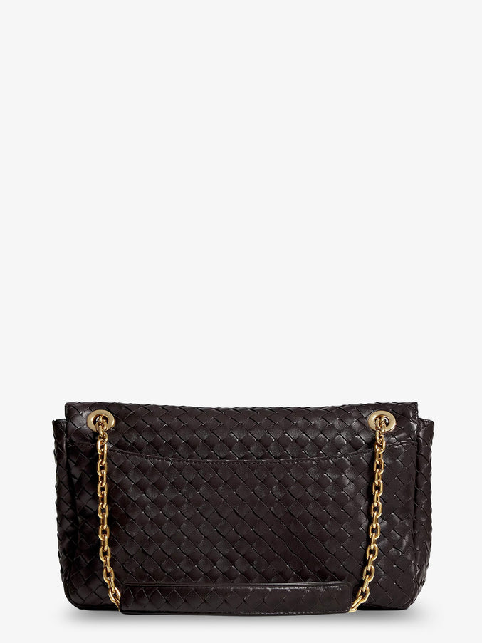 Bottega Veneta Madison Leather Shoulder Bag With Knot Detail
