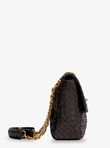 Bottega Veneta Madison Leather Shoulder Bag With Knot Detail