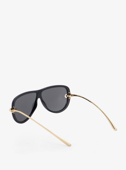 Bottega Veneta Knot Aviator Acetate Sunglasses
