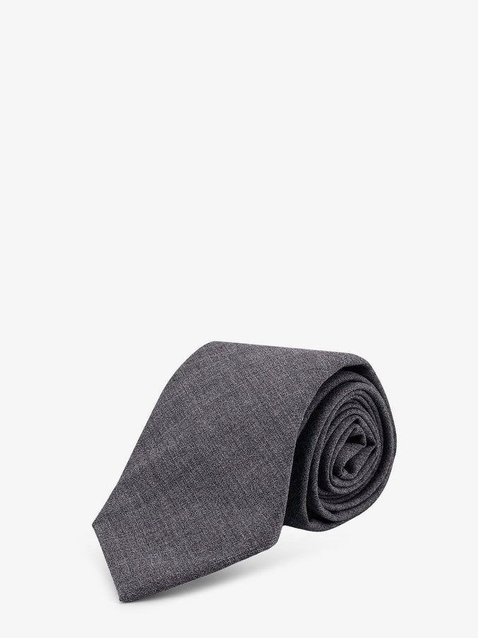 Brunello Cucinelli Wool Tie Uni Piombo