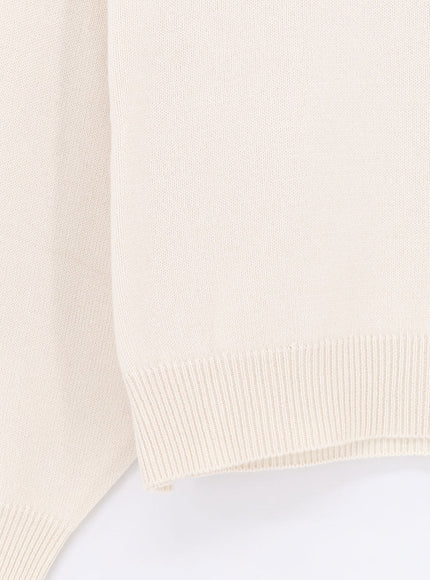 Brunello Cucinelli Cashmere Turtleneck With Monili Detail On The Back