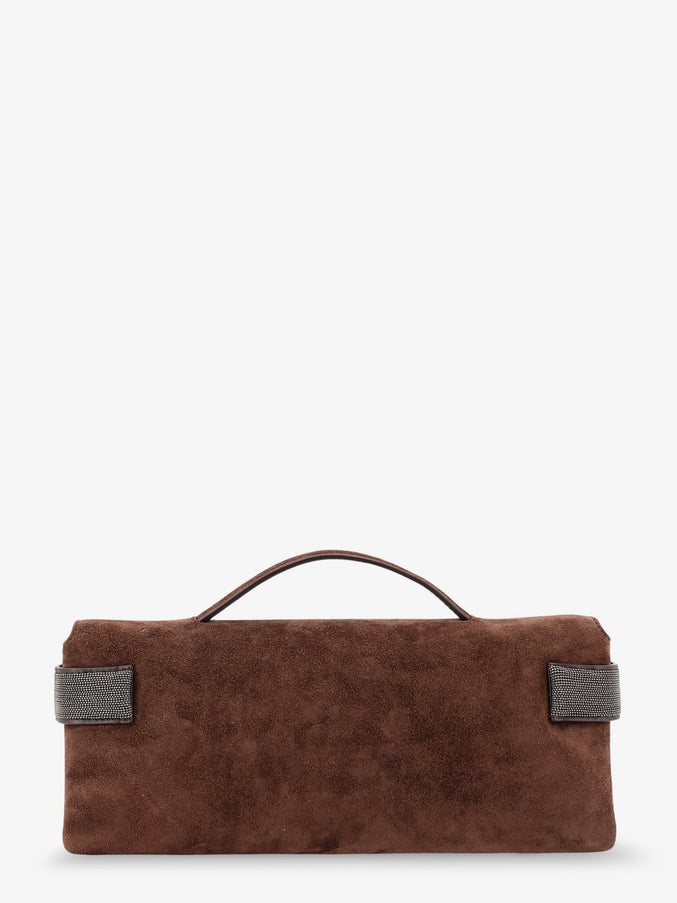 Brunello Cucinelli Essence Suede Handbag