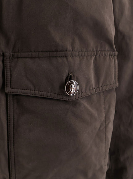 Brunello Cucinelli Cotton Blend Jacket With Fur Collar