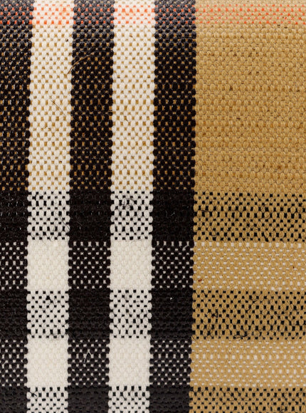 Burberry Highlands Crossbody Bag With Iconic Check Pattern