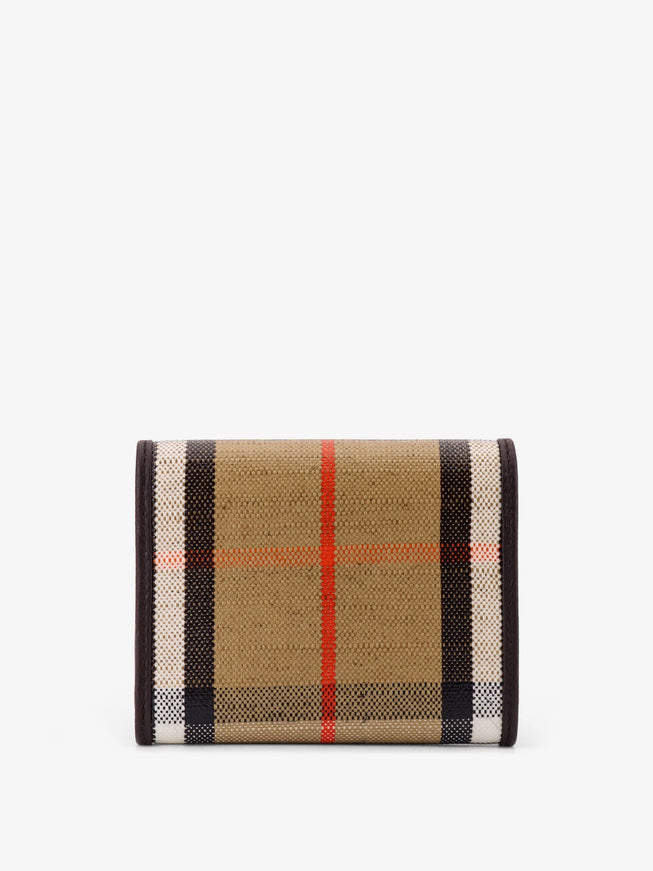 Burberry Highlands Compact Wallet With Leather Inserts Uni Sand