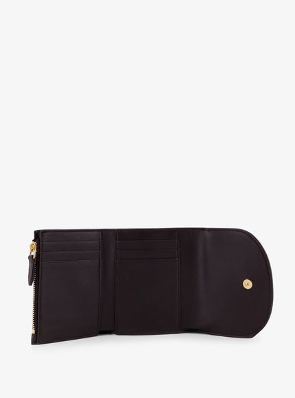 Burberry Highlands Compact Wallet With Leather Inserts