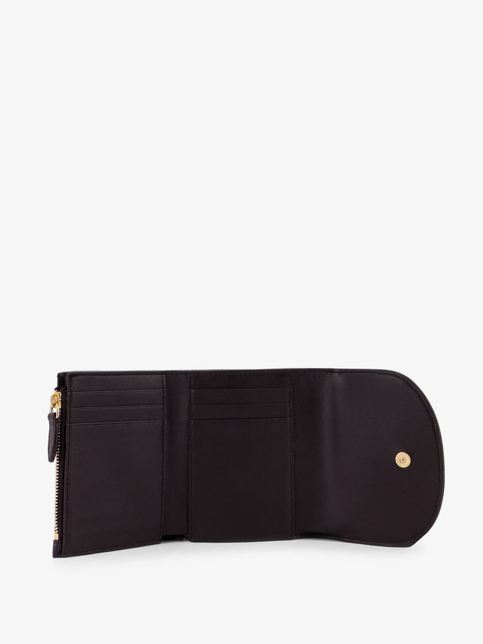 Burberry Highlands Compact Wallet With Leather Inserts
