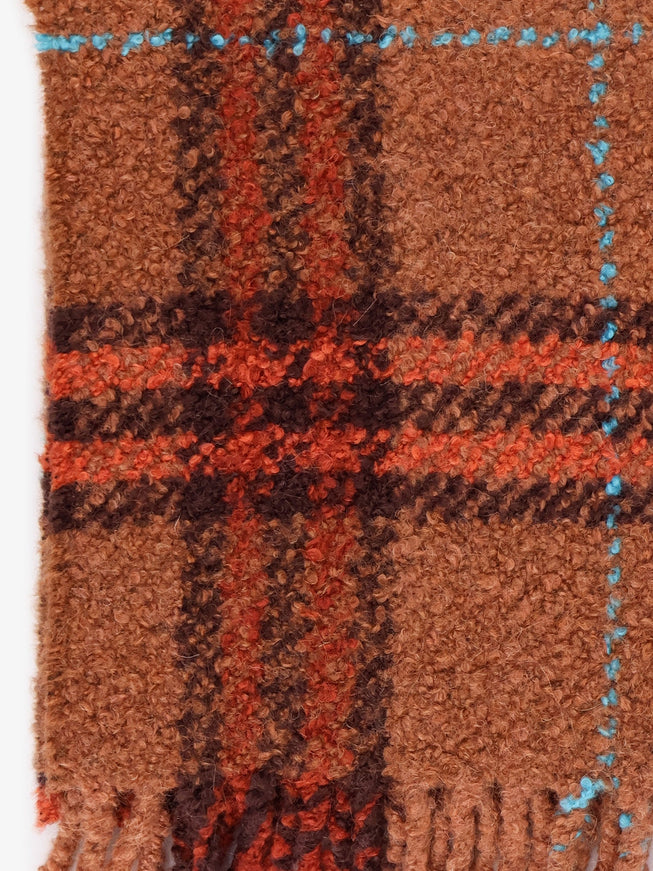 Burberry Wool Blend And Alpaca Bouclé Scarf
