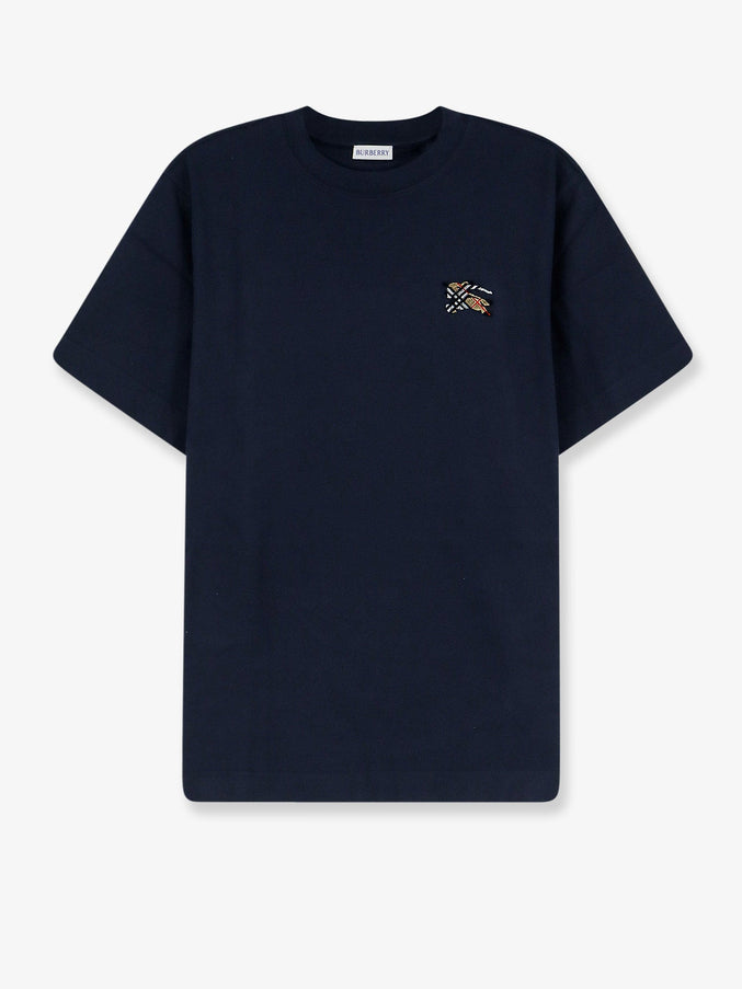 Burberry Seth Organic Cotton T-Shirt Navy