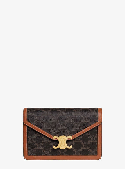 Celine Wallet On Chain Margo Shoulder Bag Uni Tan