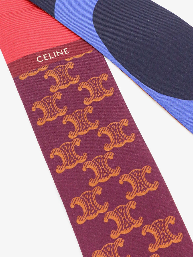 Celine Multicolor Silk Bandeau