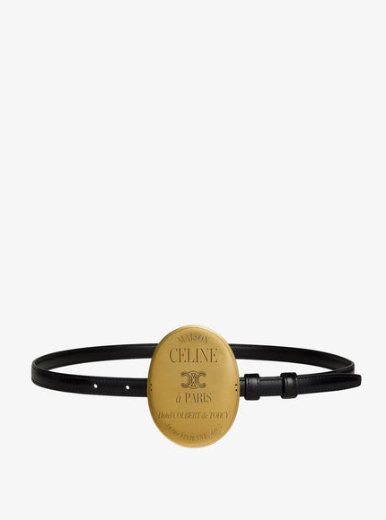 Celine Celine Maison Leather Belt 75 Black