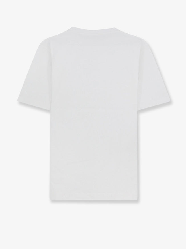 Celine Cotton Blend T-Shirt With Front Logo Print