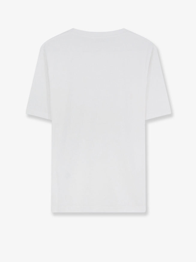 Celine Cotton T-Shirt With Front Logo Print