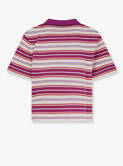 Celine Cotton Polo Shirt With Striped Pattern