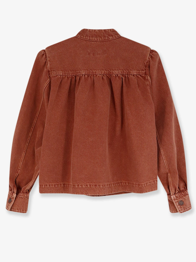 Orange Denim Jacket