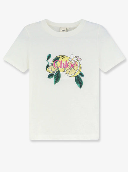 Chloe' Cotton T-Shirt Iconic Milk