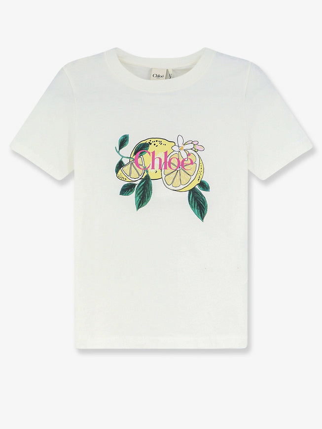 Chloe' Cotton T-Shirt Iconic Milk