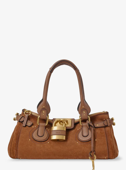 Chloe' Paddington Suede Shoulder Bag Uni Vintage Brown