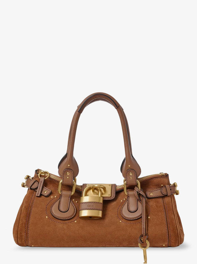 Chloe' Paddington Suede Shoulder Bag Uni Vintage Brown