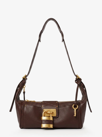 Chloe' Paddington Leather Shoulder Bag Uni Crafty Brown