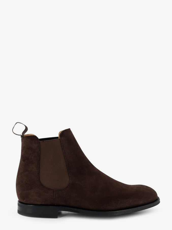 Church's Vintage-Effect Suede Boots Ebony