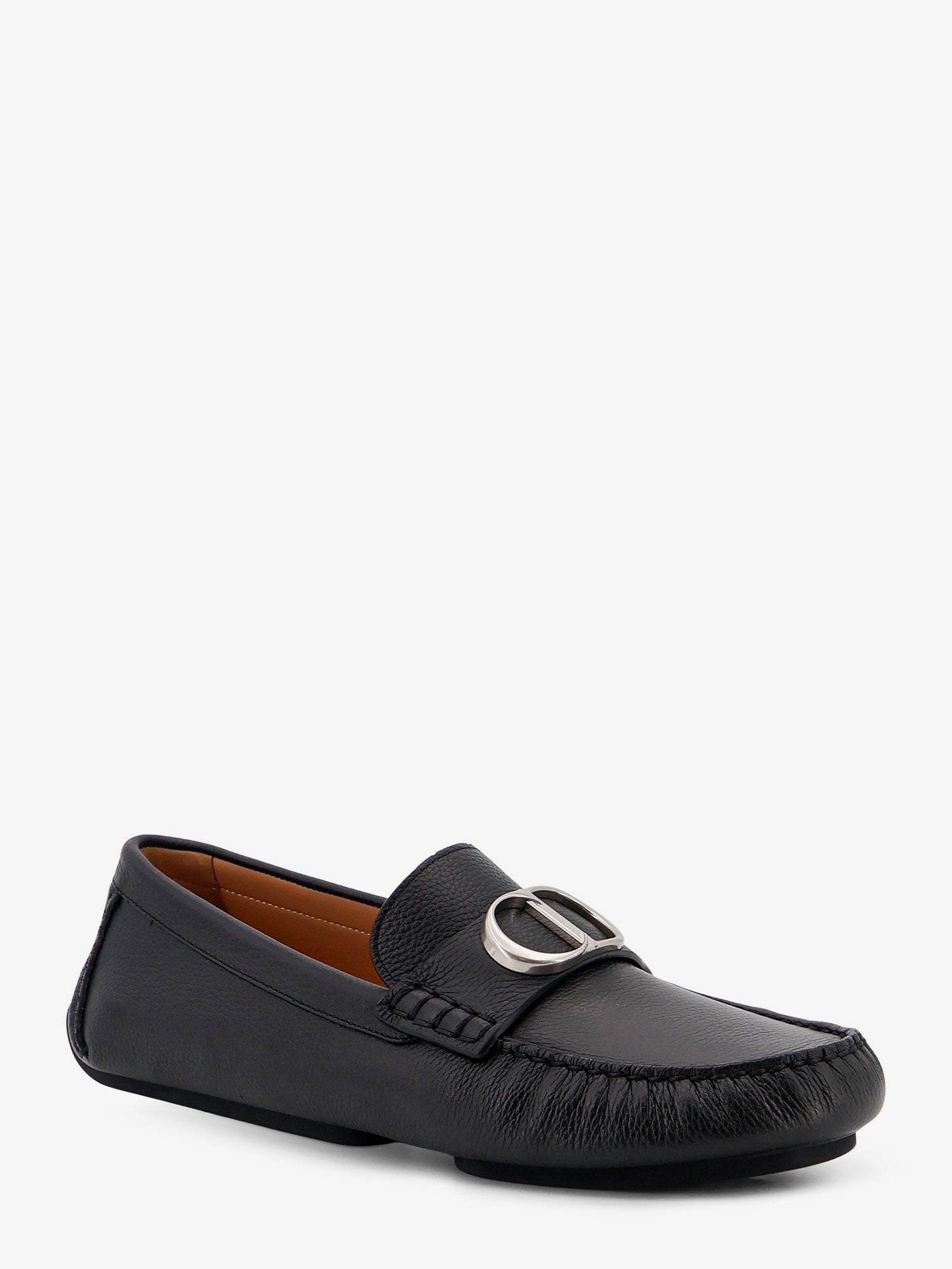 DIOR - DIOR Roadie Loafer Deep Blue Grained Calfskin - Size 40