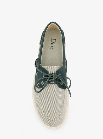Dior Chester Dioriviera Canvas And Leather Loafers