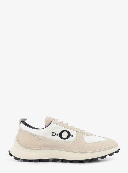 Dior Dior Squash Technical Fabric And Suede Sneakers Lightgrey