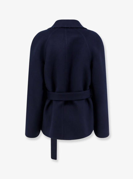 Dior Double-Breasted Virgin Wool And Silk Caban