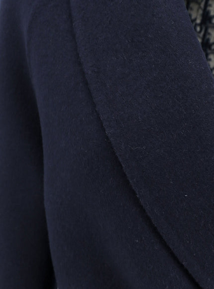 Dior Double-Breasted Virgin Wool And Silk Caban