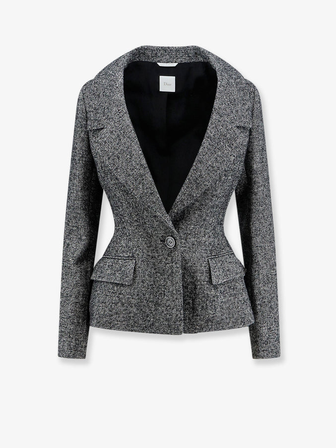 Dior Bouclette Chevron Blazer Fantaisie