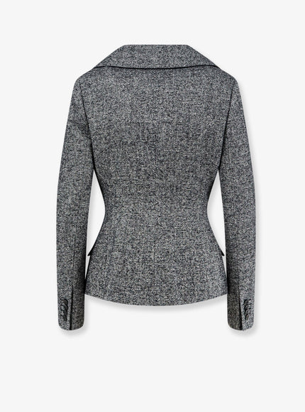 Dior Bouclette Chevron Blazer