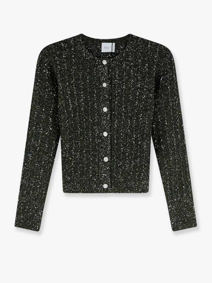 Dior Virgin Wool And Cashmere Blend Tweed Blazer Fantaisie