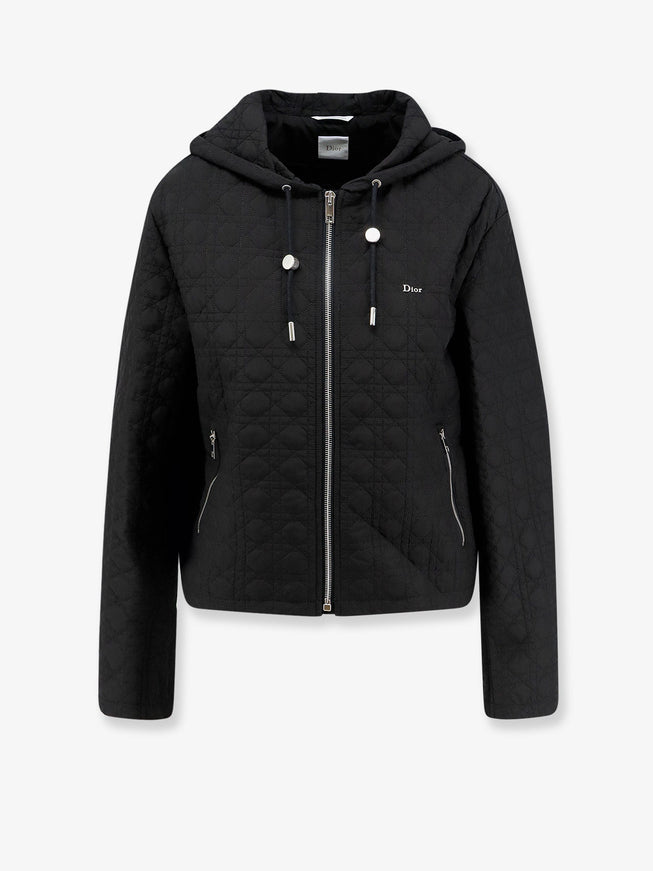 Dior Macrocannage Quilted Technical Taffeta' Jacket Noir