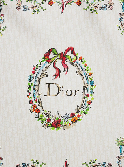 Dior Dior Arabesque Dioriviera 90 Silk Foulard