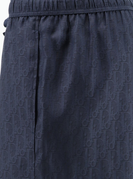 Dior Dior Oblique Cotton And Silk Shorts
