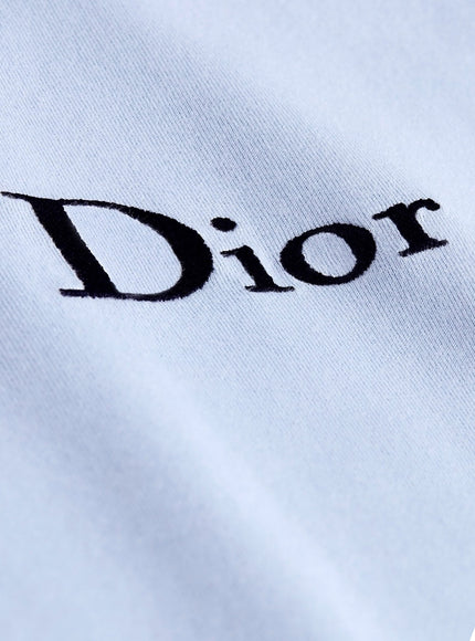 Dior Cotton T-Shirt With Dior Embroidery