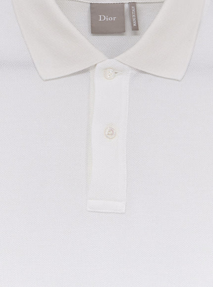 Dior Cotton And Silk Polo Shirt