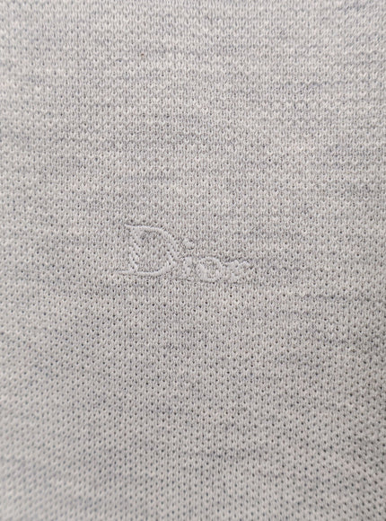 Dior Cotton And Silk Polo Shirt