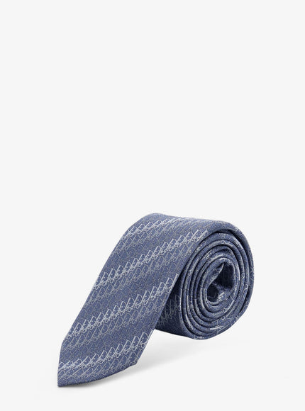 Dior Dior Oblique Trio Silk Tie Uni Bleu