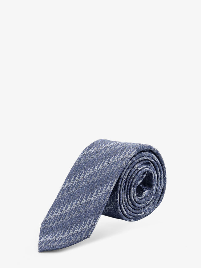Dior Dior Oblique Trio Silk Tie Uni Bleu