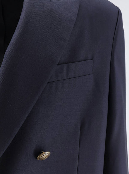 Dior Double-Breasted Virgin Wool Blazer