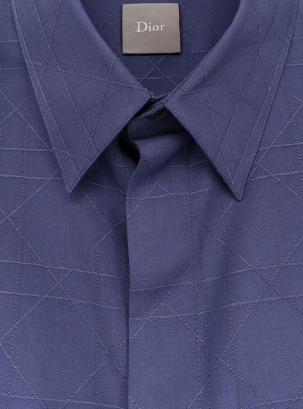Dior Cannage Silk And Lyocell Shirt