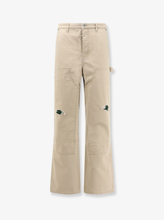 Dior Carpenter Cotton Trousers Beige