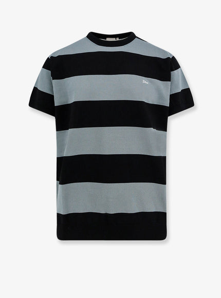 Dior Cotton Sweater With Logo Embroidery Noir