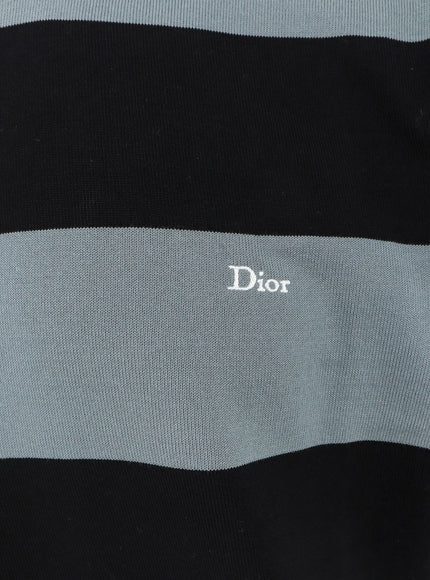 Dior Cotton Sweater With Logo Embroidery
