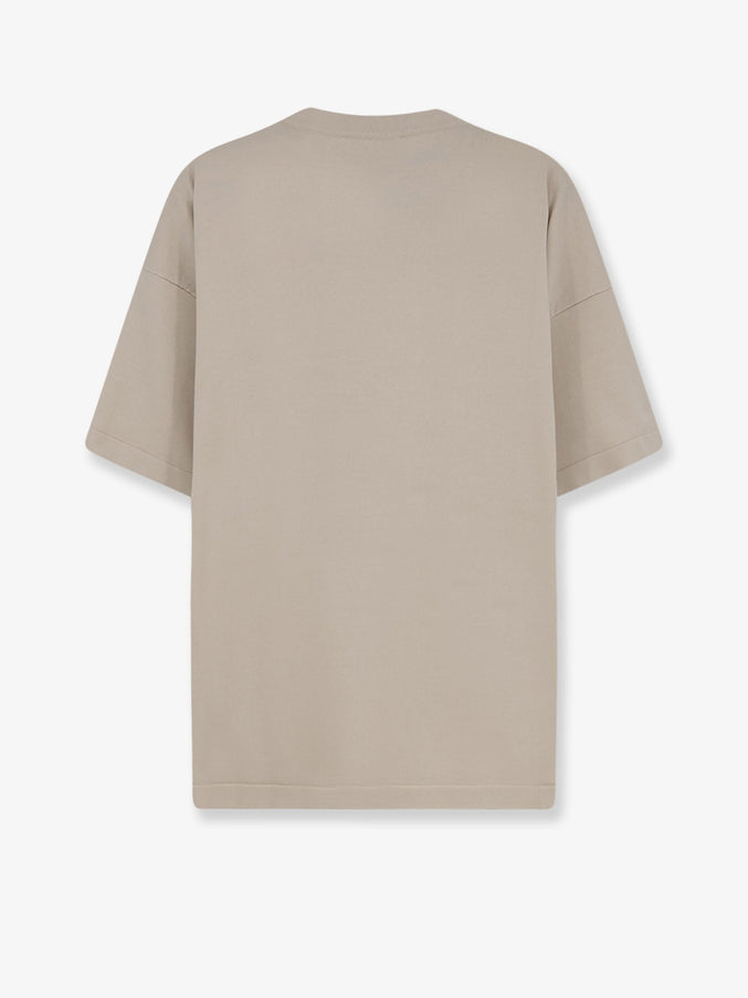 Dior Cotton T-Shirt With Lettering Logo