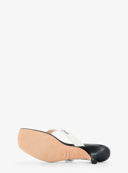 Dior J'adior Cotton Flip-Flops With Embroidered Logo